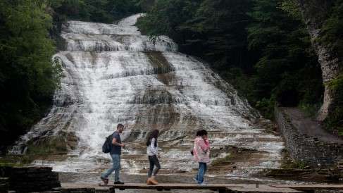 romantic things to do in ithaca, ny: have a visit in Buttermilk Falls State Park