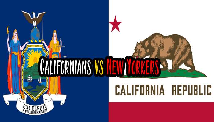 Californians vs New Yorkers