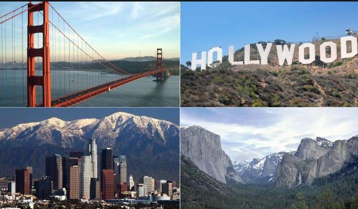 Natural Wonders and Landmarks differences between California and New York