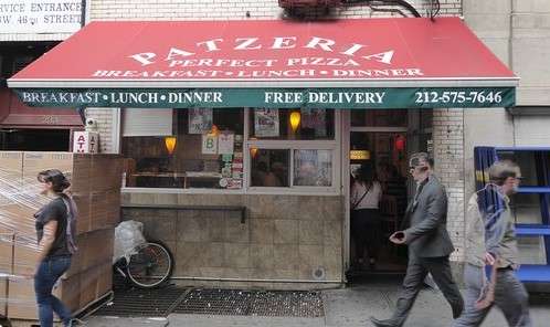 Best Pizza in New York Times Square: Patzeria Perfect Pizza
