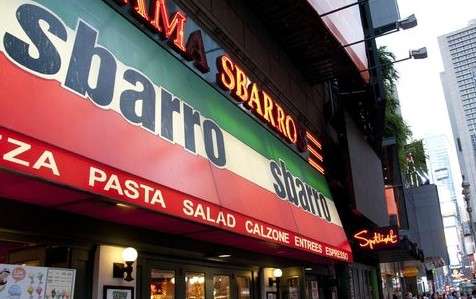Sbarro- Best Pizza in New York Times Square